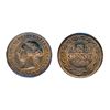 Image 1 : 1896. ICCS Mint State-63. Red-Brown. 40% red luster.