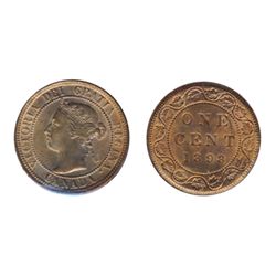 1898-H. ICCS Mint State-64. Red. 80% red luster.