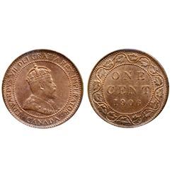 1906. ICCS Mint State-64. Red. 90% red luster remaining.