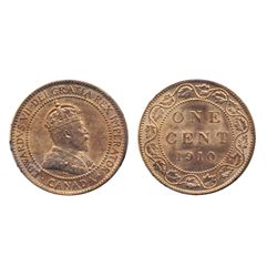 1910. ICCS Mint State-64. Red. 80% red luster.
