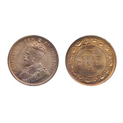 1911. ICCS Mint State-65. Red. 90% red luster.