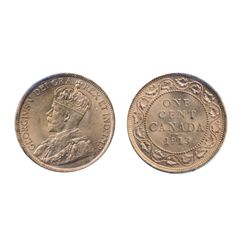 1913. ICCS Mint State-65. Red. 65% red luster.