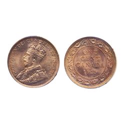 1915. ICCS Mint State-65. Red. 80% red luster.