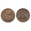 Image 1 : 1920, Large Cent. PCGS graded Mint State-66. Red-Brown. 10% remaining red luster.