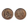 Image 1 : 1920, Large Cent. PCGS graded Mint State-65. Red-Brown. 50% red luster.