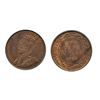 Image 1 : 1920, Large Cent. PCGS graded Mint State-65. Red-Brown. 5% remaining luster.