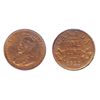 Image 1 : 1922. ICCS AU-55, (cleaned). 50% luster; 1925. ICCS AU-50, (cleaned). 40% luster. Lot of two (2) ‘ke