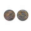 Image 1 : 1928. ICCS SPECIMEN-65. Traces of red luster. 10% remaining. Another Gem specimen.