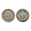 Image 1 : 1858. Small Date. PCGS graded AU-53. Medium heavy toning.