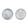 Image 1 : 1889. PCGS graded Mint State-63. Brilliant and lustrous, with a faint hint of blue toning at the edg