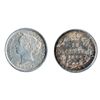 Image 1 : 1870. Wide O. ICCS Extra Fine-40. Light to medium heavy toning.