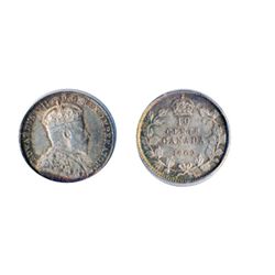 1902. PCGS graded Mint State-64. Medium heavy toning.