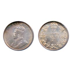 1911. PCGS graded Mint State-66. Light rainbow toning. A Gem with great ‘eye appeal’.