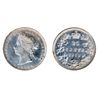 Image 1 : 1870. Obverse port. #1. ICCS Extra Fine-40. Brilliant.