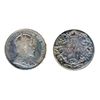 Image 1 : 1871. Obverse port. #2. 1910. Both ICCS Very Fine-30.