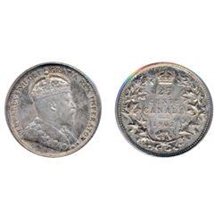 1902. PCGS graded AU-58. Medium heavy toning.