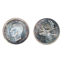 1940. ICCS Mint State-65. ‘Cameo’. Light rainbow toning.