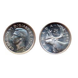 1946. PCGS graded Mint State-65. Brilliant.