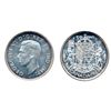 Image 1 : 1947. Maple Leaf. Curved Left. PCGS graded Mint State-64. A brilliant coin, with the faintest hints 