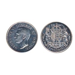 1947. Maple Leaf. ICCS Mint State-60. Brilliant.