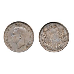 1948. PCGS graded Mint State-64. Medium heavy toning.