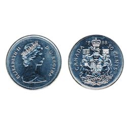 1982. Sm. Beads, Type 2. 1988. Both ICCS Mint State-65.
