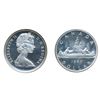 Image 1 : 1965, Type Three. PCGS graded Proof-Like-66. A brilliant heavy cameo dollar.