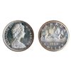 Image 1 : 1965, Type Three. Proof-Like-65. Heavy Cameo. Traces of light blue toning.