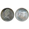 Image 1 : 1967. ICCS Mint State-66. Medium heavy golden toning, with hints of blue. A Gem.