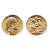 Image 1 : Sovereign. 1909-C. PCGS graded Mint State-62. Brilliant golden luster.