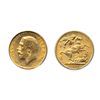 Image 1 : Sovereign. 1919-C. Both ICCS and PCGS graded Mint State-63. Brilliant golden luster.