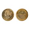 Image 1 : $2.00 Gold. 1865. ICCS AU-55. Golden luster.