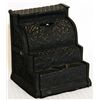 Image 1 : Heavy cast iron bank in the shape of a Cash Register. Coin opening on top. No handle, key, serial nu