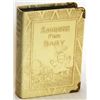 Image 1 : SAVINGS FOR BABY. Opening on top. Key lock, key present. No serial number. 8cm x 11cm x 2 1/2cm. Cre