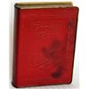 Image 1 : BOOK BANK. Coin slot and banknote hole on bottom. Key lock. No key, serial number or patent number. 
