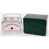 Image 1 : THE MONTREAL CITY AND DISTRICT SAVINGS BANK. A rectangular satchel bank, with rounded corners. Coin 
