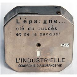 L’EPARGNE CLE DU SUCCESS ET DE LA BANQUE L’INDUSTIELLE COMPAGNE D’ASSURANCE VIE. A Nickel-plated Oct