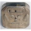 Image 1 : DIME REGISTER BANK. A Nickel-plated Octagonal Register Bank. Ten cent slot on top. Eagle on front. N