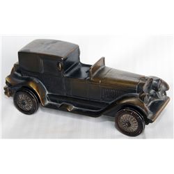 THE COMMERCIAL BANK. Member F.D.I.C. Shape of a Classic Car-’Lincoln Brougham’. A Brass bank, with m