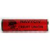 Image 1 : COIN TUBE. A Ten Cents coin tube. 8cm x 2cm. NAVY CIV CREDIT UNION, ESQUIMALT, BC. Red card tube. VF