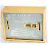 Image 1 : INVESTORS SYNDICATE OF CANADA LIMITED. A RECTANGULAR All Coin Calendar bank. Two coin slots on front