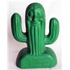 Image 1 : SAGUARO SAVINGS & LOAN ASSOC. A GREEN PLASTIC BANK IN THE SHAPE OF A SAGUARO CACTUS. Coin slot on to