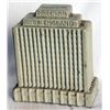 Image 1 : PRUDENTIAL OF ENGLAND. Ceramic Bank Building bank. Coin slot on top. 15cm x 17cm x 7cm. White. VF.