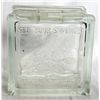 Image 1 : A Glass Block bank. See Your Savings, Pittsburgh Paints. 12cm x 12cm x 8cm. Glass. VF.
