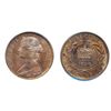 Image 1 : 1896. PCGS graded Mint State-64. Red. 80% luster. A strongly struck example, with reflective fields.
