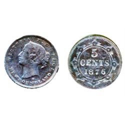 1876-H. ICCS Very Fine-20. Medium heavy toning.