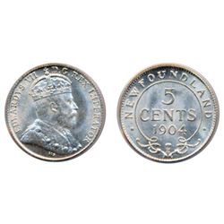 1904-H. PCGS graded Mint State-66. A fully brilliant and lustrous Gem mint state coin.