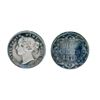 Image 1 : 1870. Obverse port. #2. ICCS Fine-12. (mark on obverse).