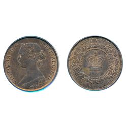 ONE CENT. 1861. PCGS graded Mint State-64. Red-Brown. 40% red luster. Very clean cheek and fields.