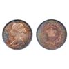 Image 1 : ONE CENT. 1861. PCGS graded SPECIMEN-64. Red-Brown. 25% red luster remaining over deep reflective fi